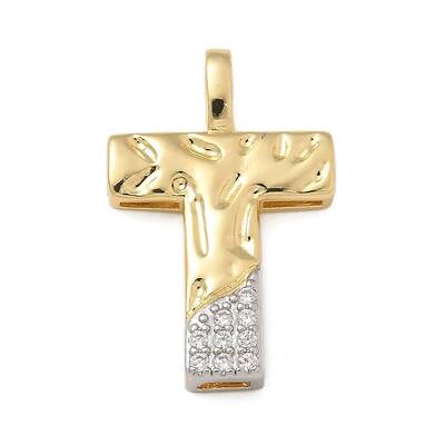 Brass Micro Pave Cubic Zirconia Pendants