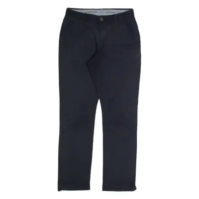 UNDER ARMOUR Chino Mens Trousers Grey Regular Straight Nylon W30 L32