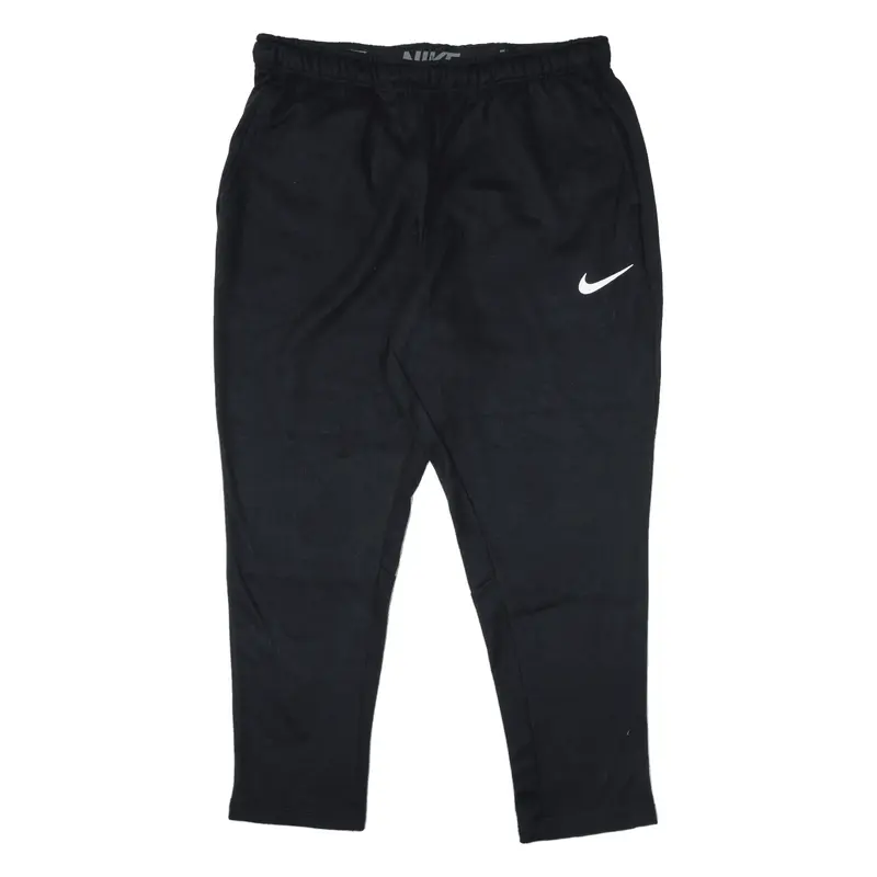 NIKE Joggers Black Tapered Mens 2XL W36 L28