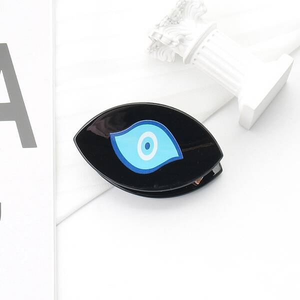 Evil Eye Cellulose Acetate(Resin) Claw Hair Clips