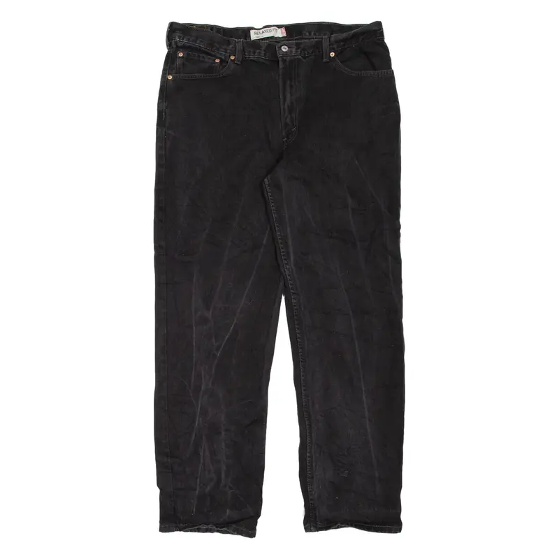 LEVI'S 550 Jeans Mens Black Relaxed Tapered W40 L34