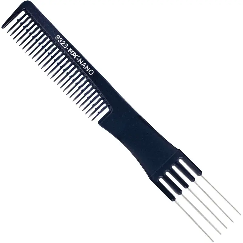 FOX NANO 9323 - Hair comb with tip for easy styling