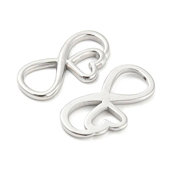 Tarnish Resistant 304 Stainless Steel Connector Charms