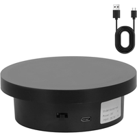 Rotating Display Stand 2 Covers 5.1in/7.09in Diameter 11lb Load Capacity Type-C Power Supply for Photography Product, Motoriz...