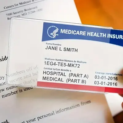 Waterproof Medical Card Holder, Car Accessories, PVC Transparent Dustproof Medicare Health Insurance Card Cover, Car Gadget...