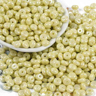 Opaque Colours Luster Glass Seed Beads