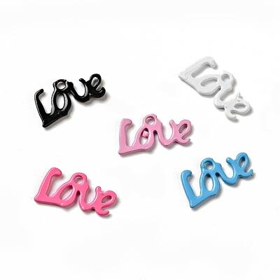 Spray Painted 201 Stainless Steel Charms