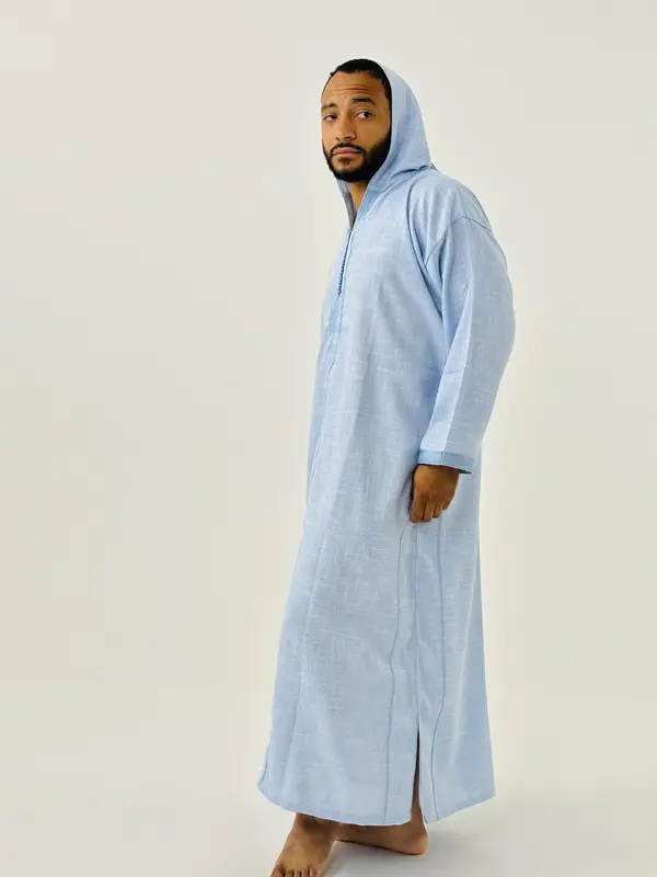 CRCNT'S ICE BLUE Moroccan Djellaba for Men