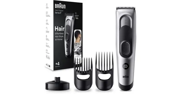 Braun Series 7 HC7390 hair clipper 17 length settings options for men