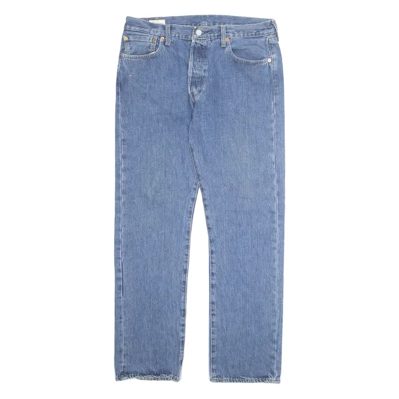 LEVI'S 501 BIG E Jeans Mens Blue Regular Straight W34 L32