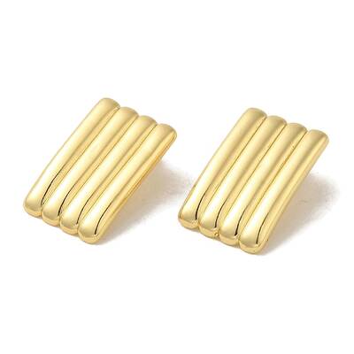 Brass Stud Earrings