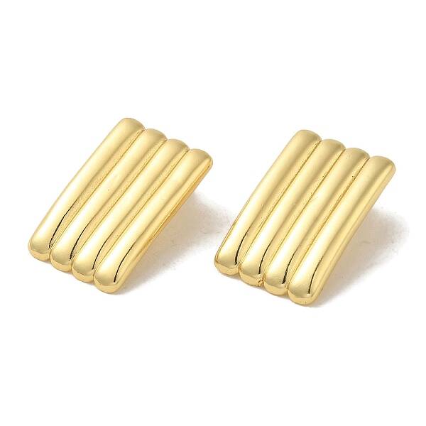 Brass Stud Earrings