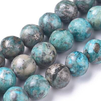 Natural African Pyrite Beads Strands