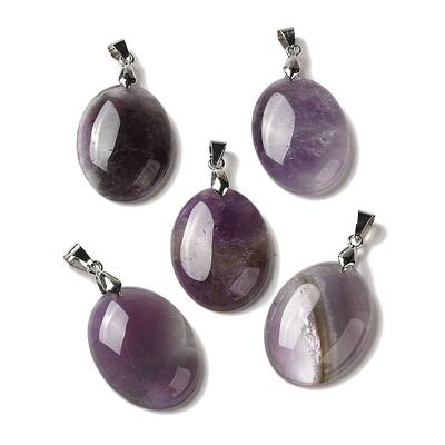 Natural Amethyst Pendants