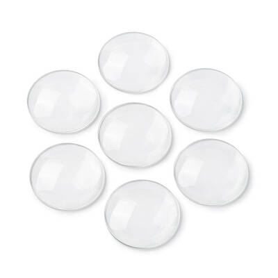 (Defective Closeout Sale: Scratch) Transparent Glass Cabochons