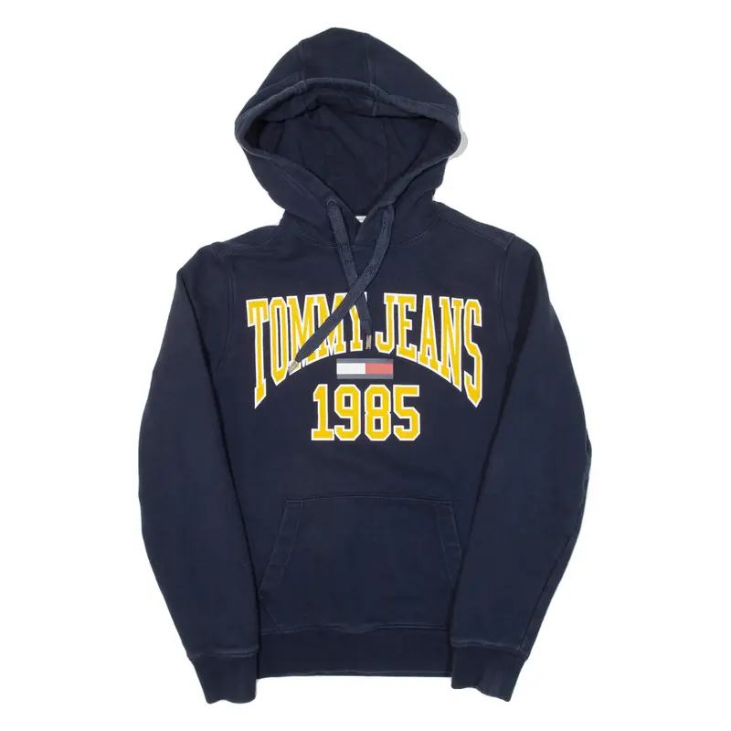 TOMMY JEANS Mens Blue Hoodie XS