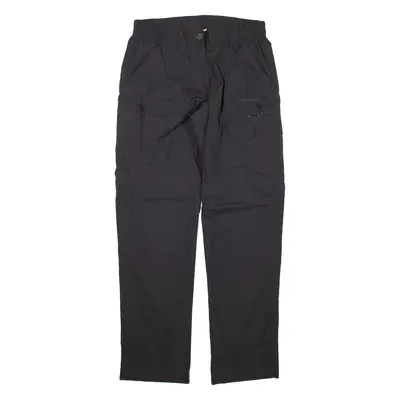 KILIMANJARO Cargo Zip-off Trousers Grey Regular Straight Womens W28 L31