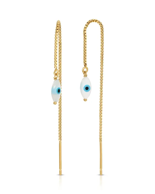 Evil Eye Threaders | Metal Color: Gold