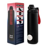 NEW: RIPTIDE The Shotgun Bottle - First Ever Stainless Steel Water Bottle with Integrated Shotgun Hole - 24oz Leak Proof Bott...