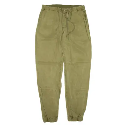 DIESEL Trousers Green Relaxed Tapered Womens W28 L29