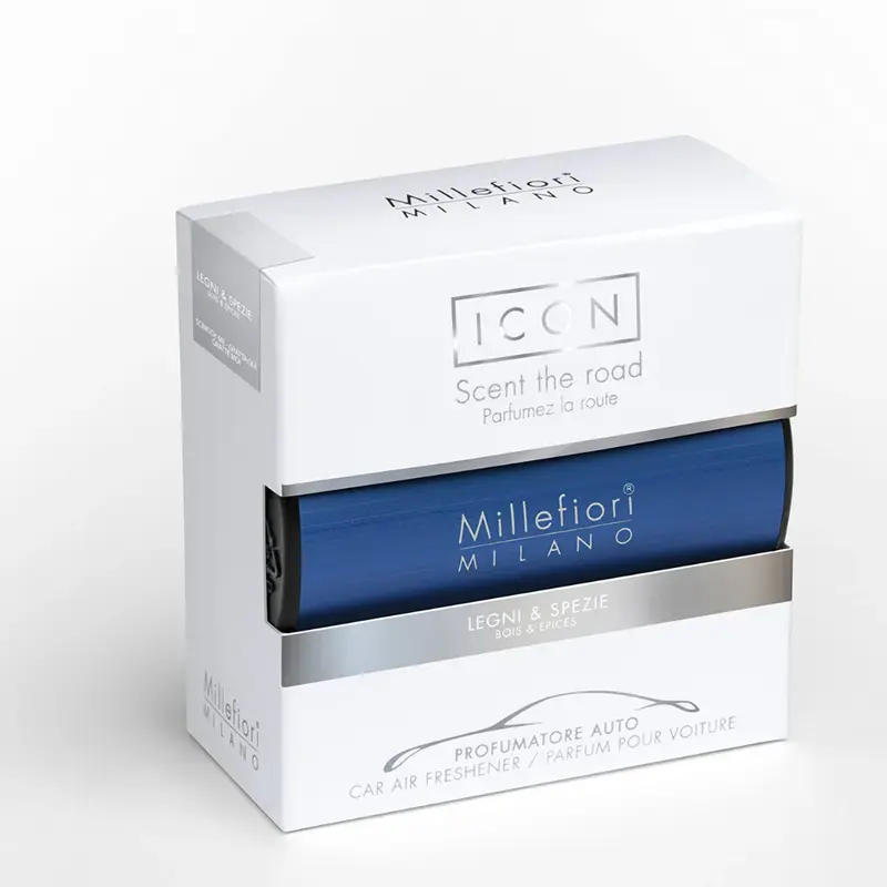 Millefiori Milano Icon Wood & Spice Car Freshener