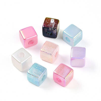 Transparent UV Plating Acrylic Beads