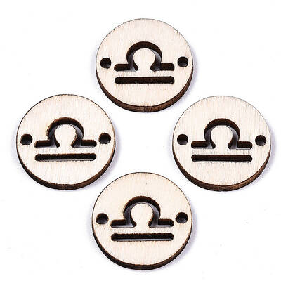 Unfinished Natural Poplar Wood Links Connectors
