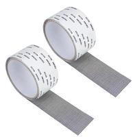 Window Screen Repair Tape, Fiberglass Mesh Repairing Tape, Gray Strong Adhesive Strip for Mending Screen Doors and Windows (2...