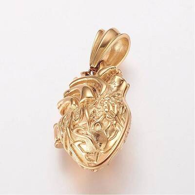 304 Stainless Steel Locket Pendants