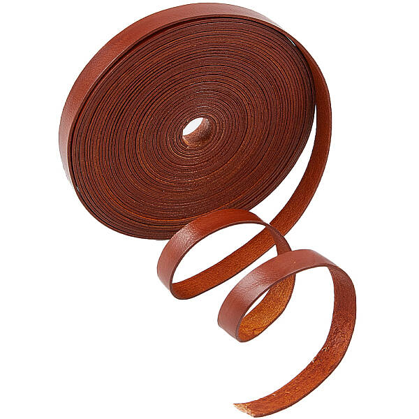 5M Flat Cowhide Leather Cord