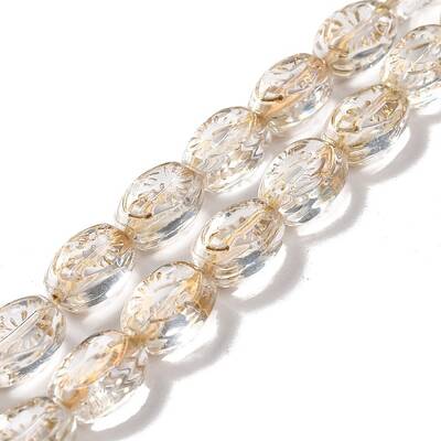 Transparent Glass Beads Strands