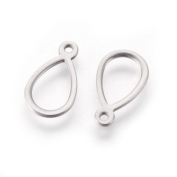 Tarnish Resistant 304 Stainless Steel Open Pendants