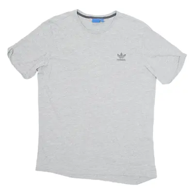 ADIDAS Mens T-Shirt Grey L