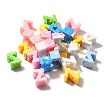 UV Plating Opaque Acrylic Beads