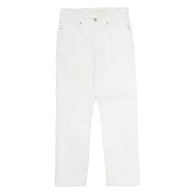 LEVI'S Womens Jeans White Classic Straight W26 L26