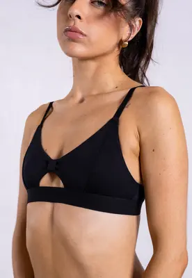 The Bralette, Black | Size: XXXL