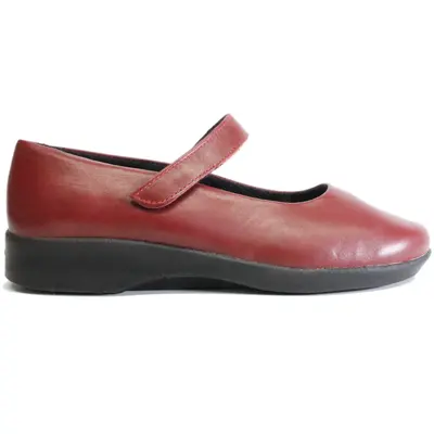 Arcopedico Scala Leather Women's  Shoes - Cherry - Size:US 6.5 Women