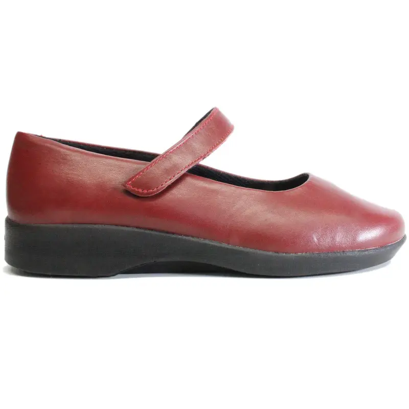 Arcopedico Scala Leather Women's  Shoes - Cherry - Size:US 6.5 Women