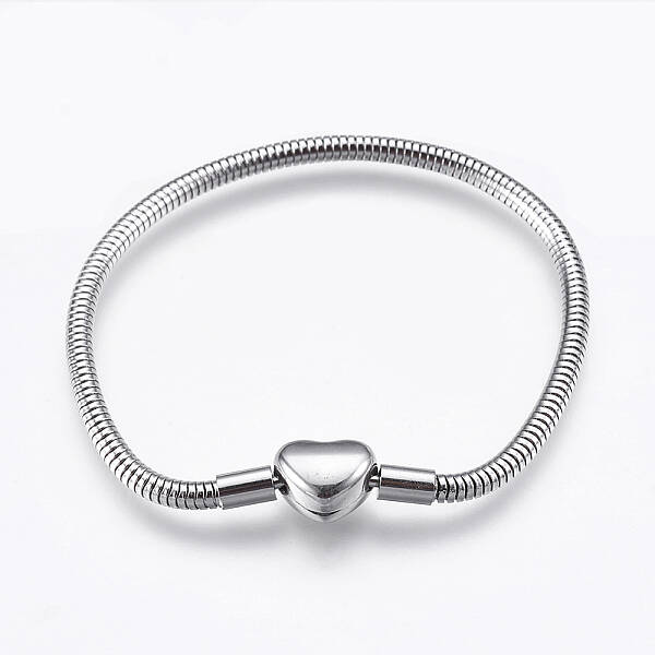 Tarnish Resistant 304 Stainless Steel European Style Chains Bracelet Making
