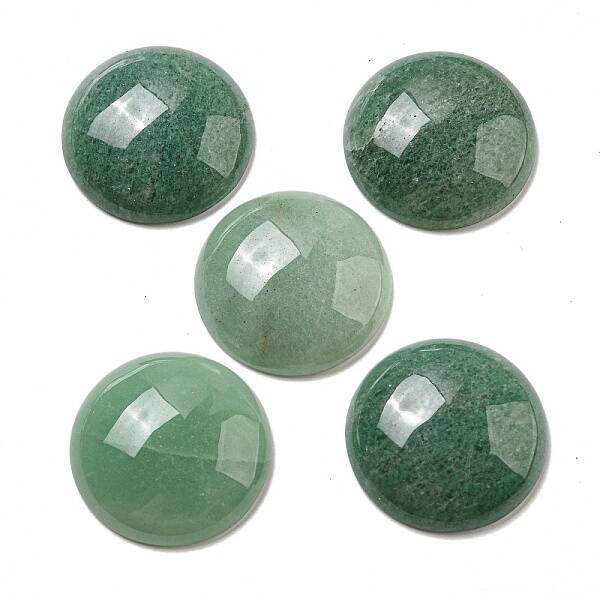 Natural Green Aventurine Cabochons