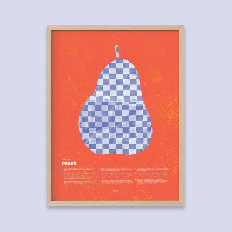 Pear Fun Facts Print
