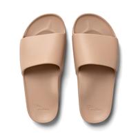 Comfy Arch Support Slides -Comfortable, Supportive, Everyday, Orthopedic, Summer, Women's, Men's, 2025 - Tan - Archies Footwe...