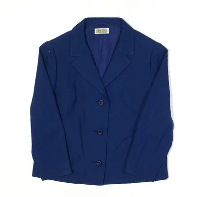 BON GENIE Blazer Jacket Blue Womens S