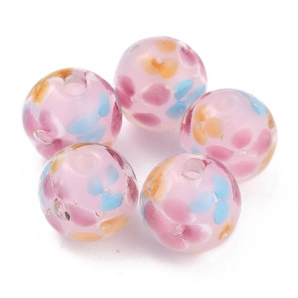 Round Lampwork Beads