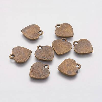 Tibetan Style Alloy Stamping Blank Tag Charms