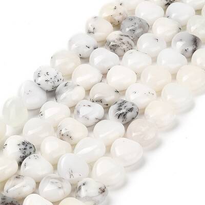 Natural White African Opal Beads Strands