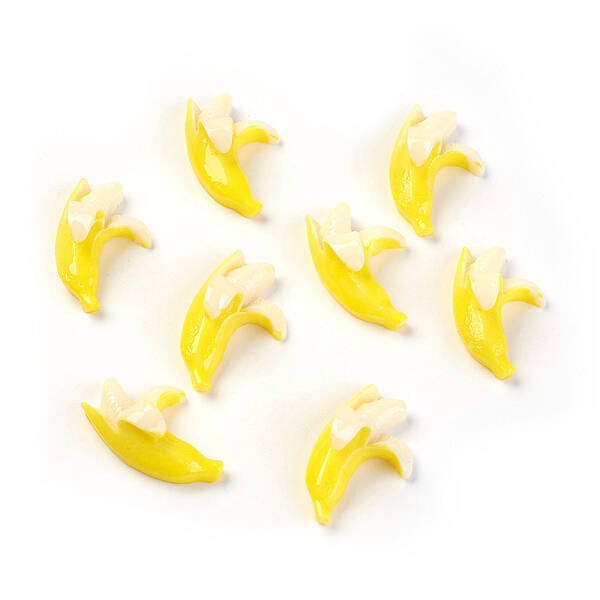 Banana Resin Cabochons