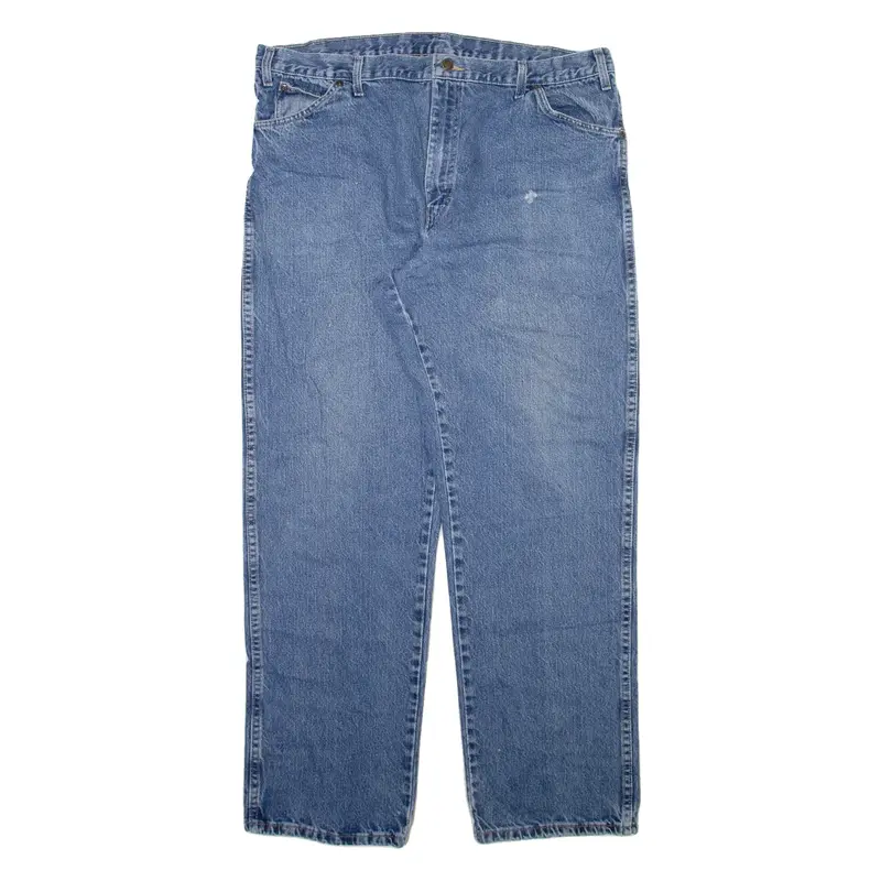 DICKIES Mens Jeans Blue Relaxed Straight W40 L33