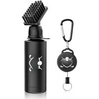 Pro Golf Club Brush Cleaner with Heavy Duty Retractable Clip and Squeeze Bottle for 4 oz of Water,  Golf Accessories for Men