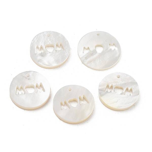 Natural White Shell Pendants